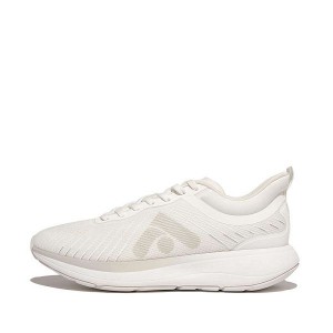 FitFlop Ff-Runner Mesh Sports Women's Running Shoes White | 361HAYZWU