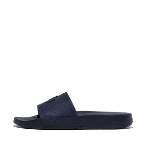 FitFlop Iqushion Pool Women's Slides Navy | 897XUHVIA