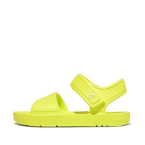 FitFlop Iqushion Toddler Ergonomic Back-Strap Kids' Sandals Yellow | 250MNIZBL