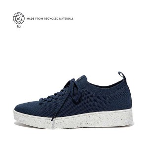 FitFlop Rally E01 Multi Knit Women's Sneakers Navy | 850LBDVQG