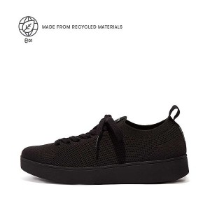 FitFlop Rally E01 Multi Knit Women's Sneakers Black | 795FWVLTD