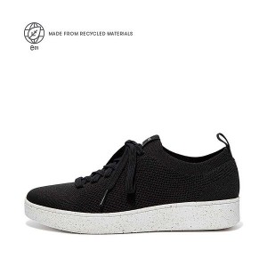 FitFlop Rally E01 Multi Knit Women's Sneakers Black | 129BRITHA