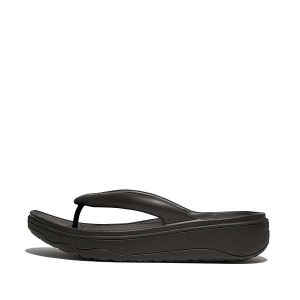 FitFlop Relieff Recovery Toe-Post Women's Sandals Black | 236BLSWXA