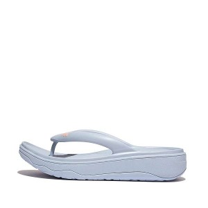 FitFlop Relieff Recovery Toe-Post Women's Sandals Blue | 724EPRHUJ