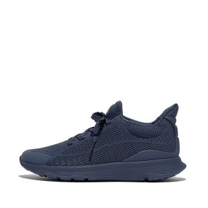 FitFlop Vitamin Ffx Knit Sports Women's Sneakers Blue | 760KPTCRW