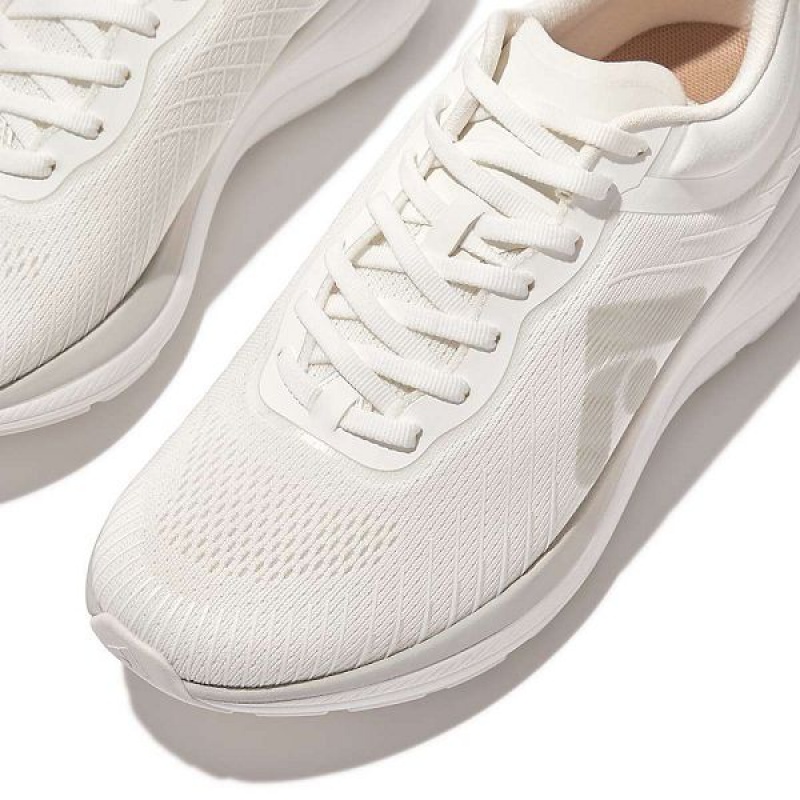 FitFlop Ff-Runner Mesh Sports Women's Running Shoes White | 361HAYZWU