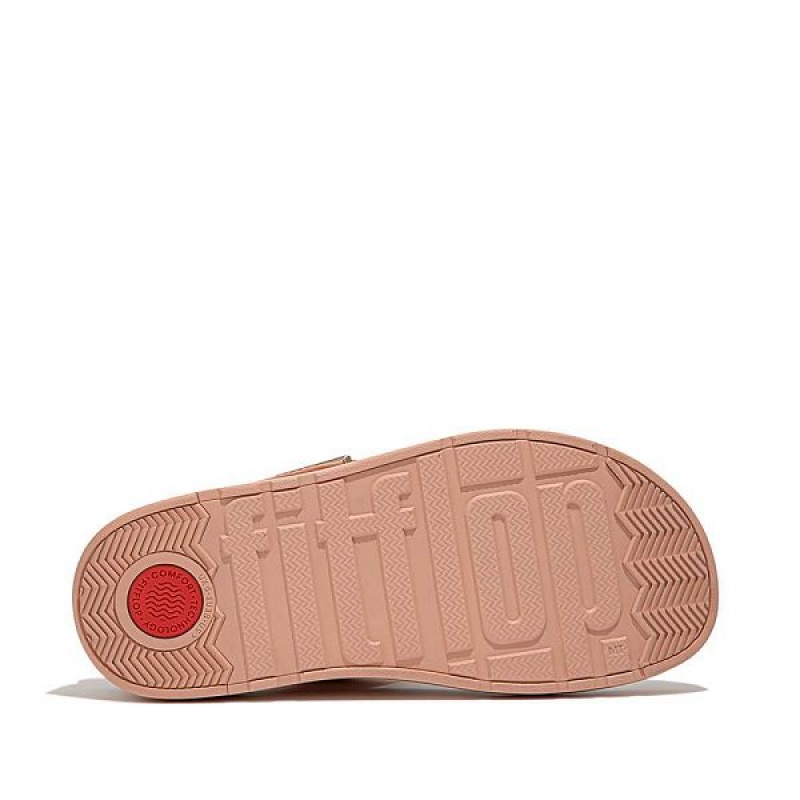 FitFlop Gen-Ff Buckle Leather Toe-Post Women's Sandals Brown / Coral | 847RZYECP