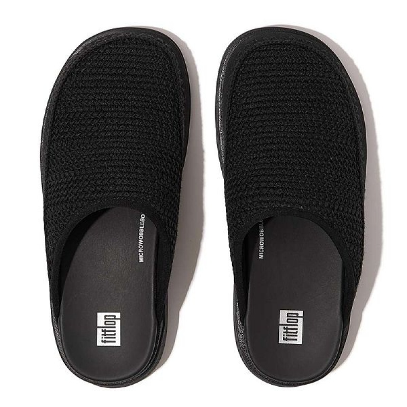 FitFlop Gen-Ff E01 Crochet Women's Mules Black | 958WNBLKJ