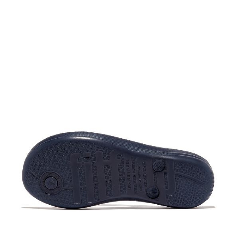 FitFlop Iqushion Ergonomic Women's Flip Flops Navy | 169IUXTLH