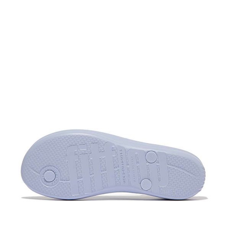 FitFlop Iqushion Ombre Sparkle Women's Flip Flops Blue | 714ZNFJSC