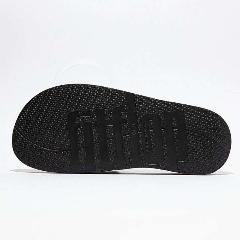 FitFlop Iqushion Pool Women's Slides Black | 714OTYSDJ