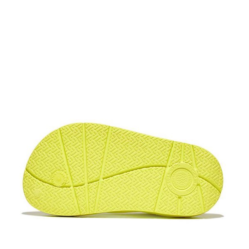 FitFlop Iqushion Toddler Ergonomic Back-Strap Kids' Flip Flops Yellow | 237QBGOXR