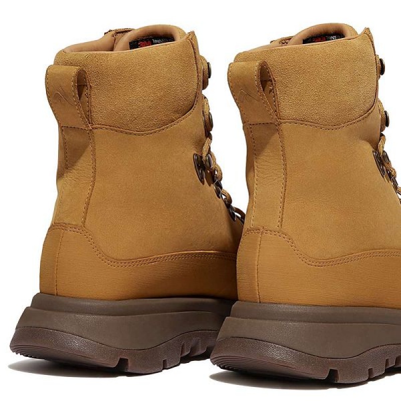 FitFlop Neo D Hyker Waterproof Nubuck Suede Fleece Lined Women's Walking Boots Brown | 180HVNUDR