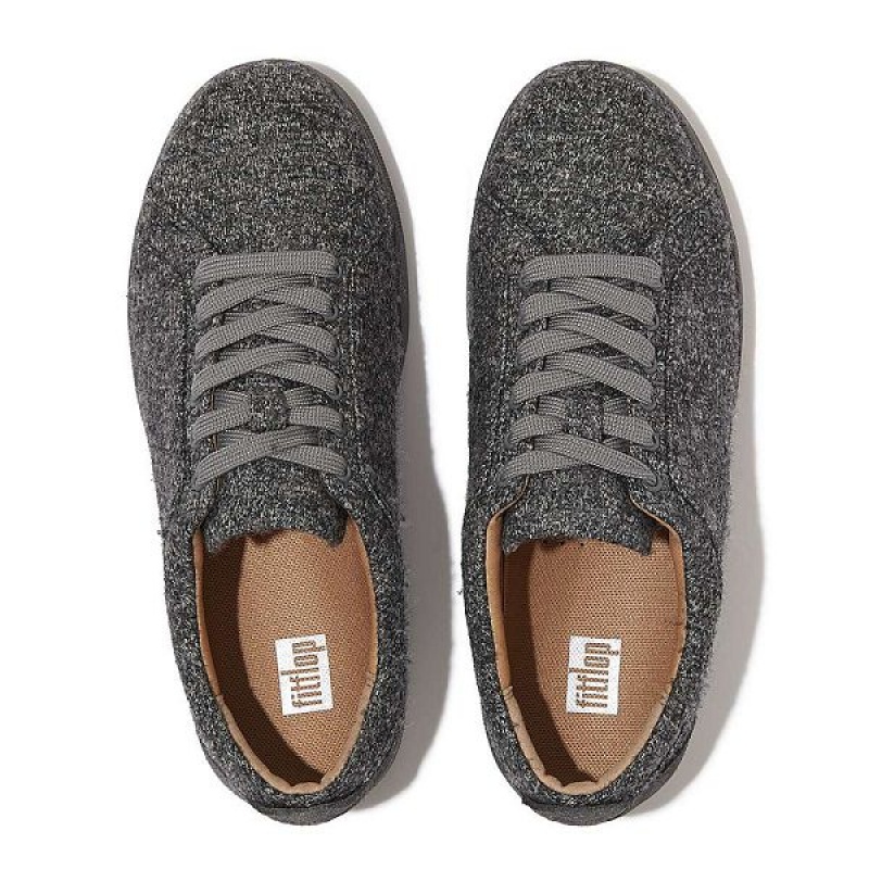 FitFlop Rally E01 Merino Wool Mix Women's Sneakers Grey | 172TRLDPM