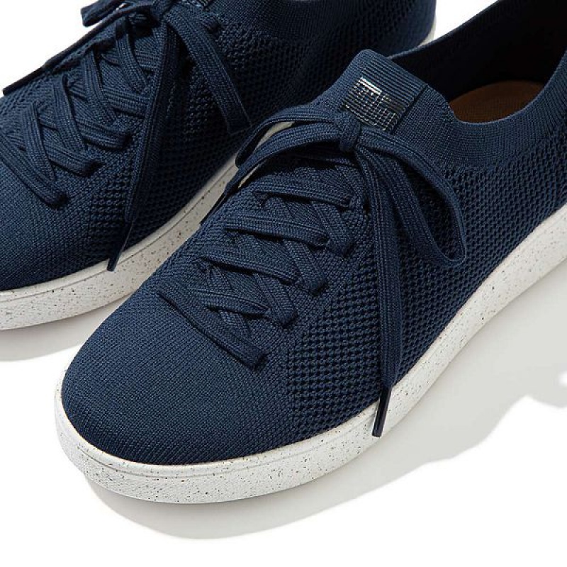 FitFlop Rally E01 Multi Knit Women's Sneakers Navy | 850LBDVQG