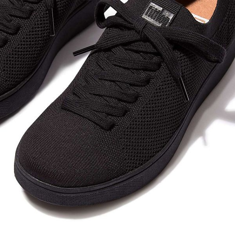 FitFlop Rally E01 Multi Knit Women's Sneakers Black | 795FWVLTD