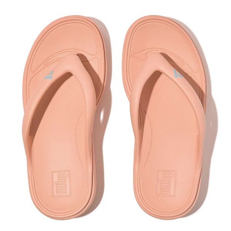 FitFlop Relieff Recovery Toe-Post Women's Sandals Coral | 739YCFNWL