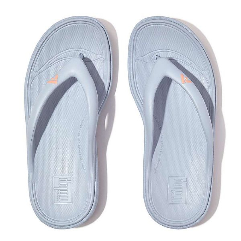 FitFlop Relieff Recovery Toe-Post Women's Sandals Blue | 724EPRHUJ