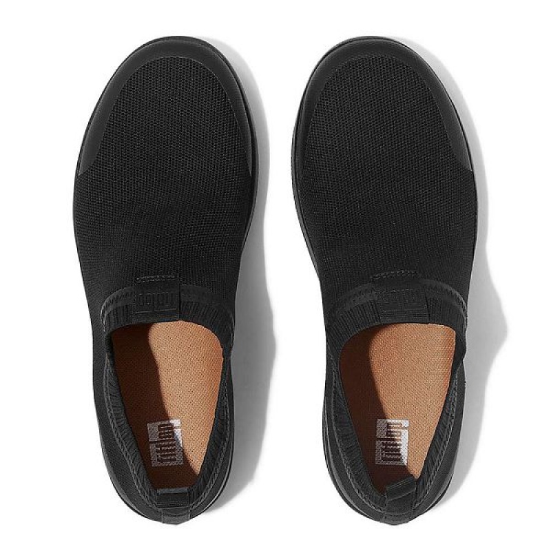 FitFlop Uberknit Slip On Women's Sneakers Black | 234KNGHSC