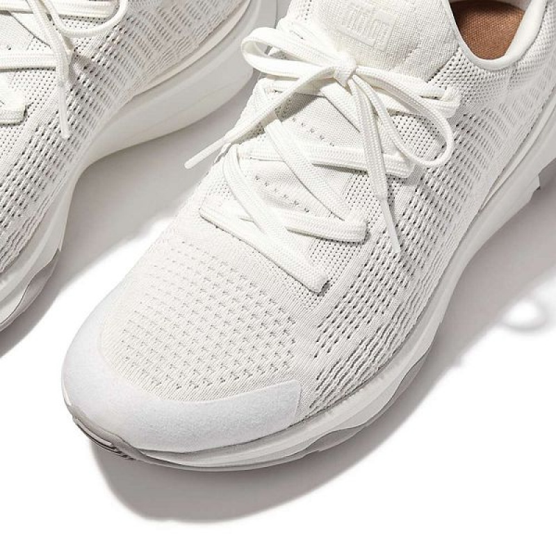 FitFlop Vitamin Ffx Knit Sports Men's Sneakers White | 289ZQMEVN