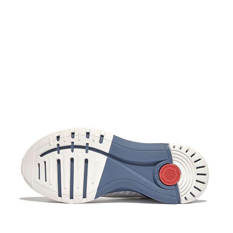 FitFlop Vitamin Ffx Knit Sports Women's Sneakers Blue | 295GOFCQS