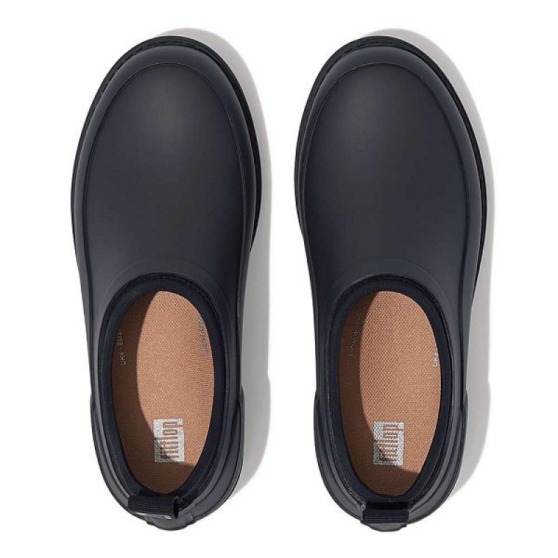 FitFlop Wonderclog Waterproof Rubber Women's Clogs Navy | 268EDWMON