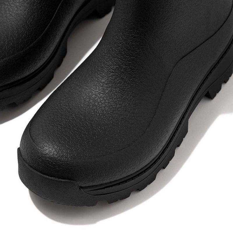 FitFlop Wonderwelly Atb High Performance Tall Wellington Women's Rain Boots Black | 782QZEFCN