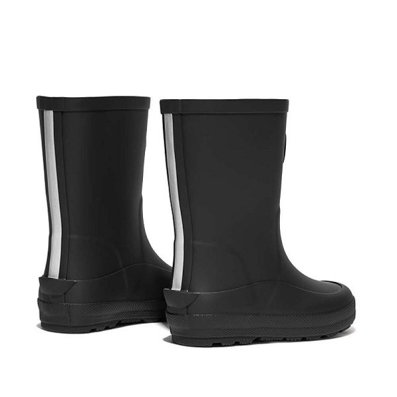 FitFlop Wonderwelly Toddler Ergonomic Kids' Rain Boots Black | 480EIVCLF